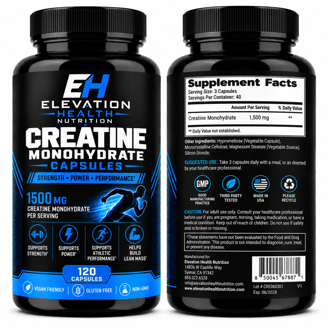 Creatine Monohydrate Capsules
